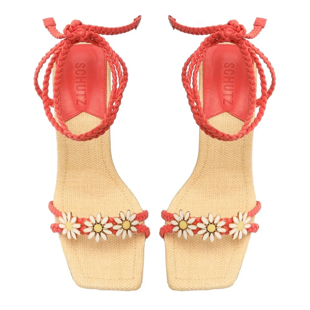 ❤️❤️ Schutz Hina Atanado Leather Sandal ❤️❤️